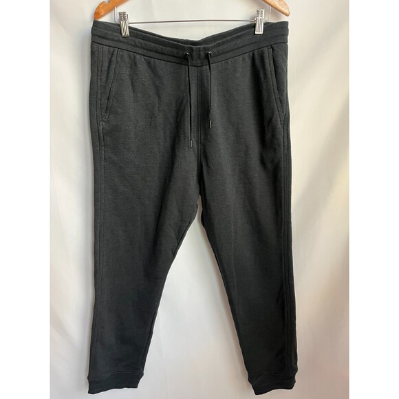 Levi's Mens Jogger Sweatpants Size L Black Grey Athleisure Loungewear Pull On - Picture 1 of 8